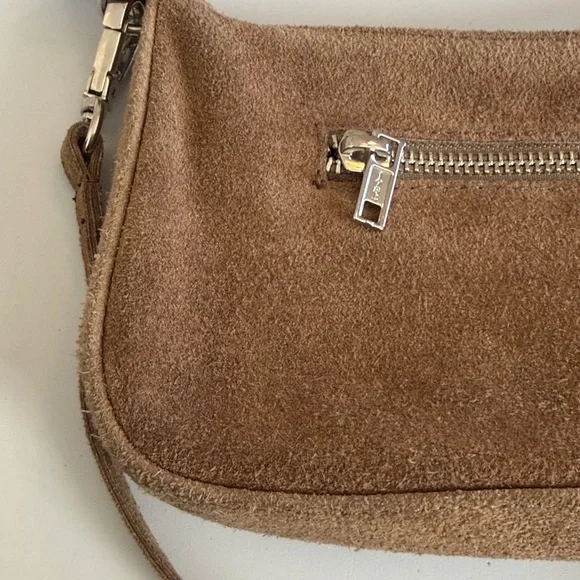 Brandy Melville Small Suede Tan Shoulder Bag - Picture 10 of 15